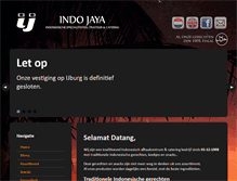 Tablet Screenshot of indojaya.nl
